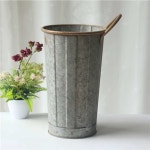 인테리어화분 빈티지 화분 엔틱 철 양동이 미국 수출 오프화이트 G0052 철 작은 : 빈벌스 VINVERSE