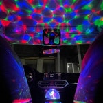 미러볼 미니 USB 노래방 조명 LED 회전 : 픽쎌스