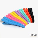 바다가 컷트핀셋 헤어핀셋 2p 미용실집게핀 마스터 14컬러 블랙 : 성원가위