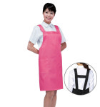 어린이집 카페 공방 애견샾 식당 서빙 앞치마 진핑크 : 우림유니폼