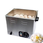 계란 삶는 기계 미니 전기찜기 에그쿠커 끓이는 온도조절기 계란 스낵 장비 자동 기계 : 써지몰