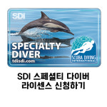 스페셜티 다이버 인정증 신청 (Certification ) : 유에스오 코리아