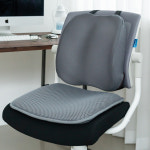 바디연구소 허리쿠션 의자 등받이쿠션 사무실 자동차 허리받침대 : 바디연구소