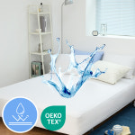 높은 매트리스 국산 순면 홑 누빔 방수 침대 커버 퀸 : 드림나인