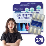 미국산 옵티 MSM 엠에스엠 맥스 2000 무릎 연골 관절 건강 비타민D 영양제 머스트해브 2통(2개월분) : 파니몰스토어
