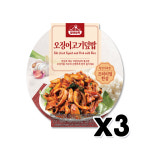 얌앤얌쿡 오징어고기덮밥 즉석간편식 330g x 3개 : 트렌디푸드샵