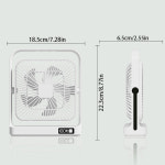 탁상용 선풍기 무소음 무선 미니 usb 충전형 사무실 미니 조용한 데스크탑 전기 단 소형 : 써지몰