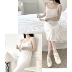 여름원피스 나시원피스 여성 롱 민소매 원피스 바캉스룩 : 나나바닐라