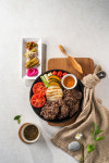 담양앞집 떡갈비 500g 4개입 1팩 : 담양앞집