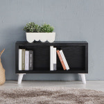 공간활용 1단책장 다용도 2칸 오픈형책장 1인가구 낮은책장800 : 제임스리빙홈