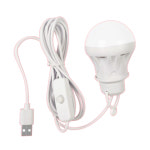 Led텐트실내등 캠핑등 USB 휴대용조명 차박 낚시등 7W 케이블2.3M 스위치형 : 남매가게