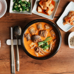 선비찬 얼큰이사골순대국 600g X 25봉 프렌차이즈 매장용 냉동 즉석국 탕 : SUNBEE