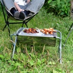 행복대장 밥캠핑 불멍 엑스그릴 접이식 캠핑 화로대 야외용 초간편 바베큐 직화그릴 : 니즈랩스 NZLABS