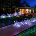 태양광 통로 조명등 8 1 IP65 꽃 모드 통로용 잔디 팩 조명 야외 방수 놀이 가지 : 정글쥬쥬