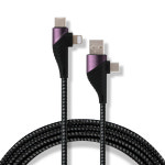 플레이기어 급속충전  2IN1케이블 PD 65W C타입 8핀 PC방 멀티충전케이블 업소 카페 공공기관 학교 골프장 : 더베스트