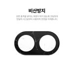 랩씨 카메라 렌즈 보호 필름 강화유리 (빛 번짐 방지 블랙링) 갤럭시Z 플립6, 2매입 : 삼성공식파트너 dmac