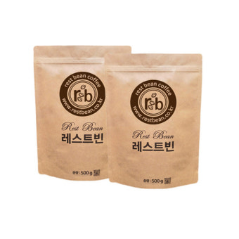 레스트빈 원두 커피 베트남 로부스타 블루드래곤 워시드 G1 500g 2봉 분쇄선택 : 레스트빈