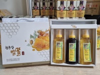 서천군 100%천연벌꿀 모시골진꿀 진진꿀농원 숙성꿀 500gx3튜브 선물세트 : 더달봉