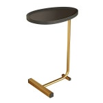 커피 나무 단단한 거실 사이드 코너 모던 차 소파 침대 테이블 노트북 카운터 미니멀리스트 : 데이지00