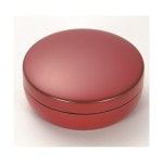 에치젠 칠기 사양관 G4332-07 아카네 리치 아카우치 향나사형 화장품 상자 Φ3.7 x : 글로벌선우