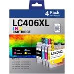 팜트리 호환 LC406XL 잉크 카트리지 LC406 XL 브라더 MFCJ4335DW MFCJ4535DW MFCJ5855DWMF : 피치샾