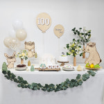 [애니벌룬] 백일상대여 셀프 100일 잔치 상차림 의상포함 당일발송가능 잔치종류 돌상 : 파티포유