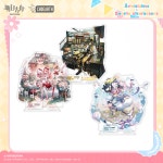 명일방주 공식 굿즈 정품 산리오 콜라보 캐릭터 아크릴 스탠드 골든글로우 헬로우 키티 : 이러블리