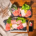 참치회 슬라이스 골라담기(참다랑어, 눈다랑어, 황새치) : 더이스펙