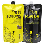 싼데참좋은 E마켓 먹물 3분 스피드컬러 1제 500ml 2제 500ml : 헤어매니져