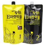 싼데참좋은 E마켓 25분 먹물 1제 500ml 2제 500ml : 헤어매니져