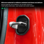 자동차 문짝 댐핑 쿠션 실리콘 문짝 잠금 버클 Abarth 595 피아트 500 500L 500X 500C 판다 피오리노 푼토 브라보 큐보용 2 : 엔제이제로