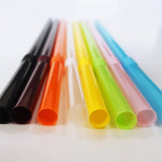 7mm 25cm 일자빨대 개별포장 검정 1봉 500개 / 선택 : 커피바바 주식회사