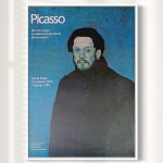 [limited 2000] 피카소 PICASSO / Grand Palais 1979 전시포스터 (액자포함) : lepapiershop