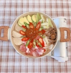 연이집밥 고추장찌개 밀키트 3인분 국 술안주 가정간편식 집밥 캠핑 : 연이집밥