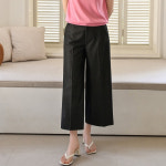 여성 여름 아이스 쿨 데님 와이드 밴딩 와이드 통바지 팬츠 H9593 큐롯 : 투엠케이
