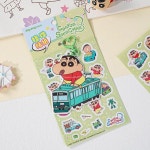 짱구 키링 홀로그램 스티커 세트 짱구는못말려 캐릭터 가방 폰 케이스 다이어리 꾸미기 : 근처문구점