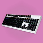게임용 크리스탈 피씨방 키보드 기계식 광축 키보드 화이트 핫스왑 키감 좋은 키보드 : N정품 쇼핑몰