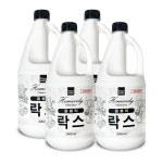 홈블리 락스 2L 4개입 1박스 표백제 얼룩제거 주방,욕실청소 살균소독 악취제거 : 홈블리