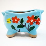 행복한꽃그릇 아장바구니 6종세트 다육이 식물 가드닝 쌍두 분갈이 화분 : 행복한꽃그릇