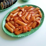 옛날 레트로 분식 접시 포장마차 그릇 떡볶이 멜라민 순대 분식집 식기 중 : 국민종합유통