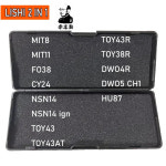 최신 Lishi 자동차 열쇠용 자물쇠 수리 도구 MIT8 MIT11 FO38 CY24 NSN14 TOY43 TOY43AT TOY43R TOY38R DWO4R DOW5 CH1 HU... 