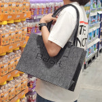 비두잇 여성 부직포 가방 장바구니 에코 쇼핑백 쇼퍼 백 타포린 답례품 펠트 가방 중형 : 바른생활주식회사