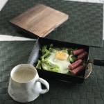 사각 다마고야키 팬 아침 계란요리 네모 계란말이 덮개 원목 나무 일식집 : 엑시스토어2