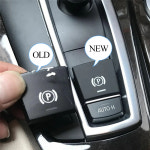 주차 브레이크 핸드 브레이크 P 버튼 스위치 커버 자동차 H 캡 BMW 5 7 X3 X4 F 시리즈 F01 F02 F10 F12 F15 F16 F25 F26 : 니즈스토어82