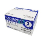 성심메디칼 성심 일회용주사기 무침 3cc 100개입 / 무침주사기 시린지 : 메디그릿