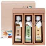 기린농협 강원도 인제 내린천 기름선물세트 1호 (들기름180ml+참기름180ml+볶음참깨85g) : 싱싱마루