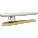 업소용 다리미판 세탁소 원목 부분 스탠딩 대형 의류 테이블 두꺼운 다리미대 다림질 패드 : 오위드오컴퍼니