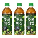 웅진 초록매실 제로 500ml 24개 대용량 저칼로리 여름 편의점 : EMETH