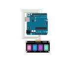 RCmall 4 키 RGB 기계식 키보드 모듈 레인보우 LED 최대 SK6812 Arduino 빌딩 블록 용 풀 컬러 버튼 : 태창무역