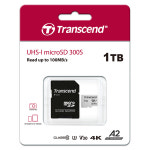 트랜센드 300S-A microSD 메모리카드/ SD어댑터 포함 1TB : 트랜센드 스토어